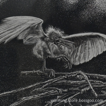 Modern decorative art pen painting